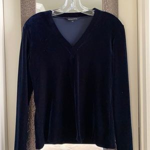 Audience, navy blue velvet, size medium